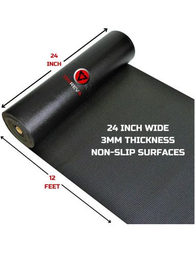 Forro de Caja de Herramientas ONREVA 61 cm x 3.66 m Negro Antideslizante