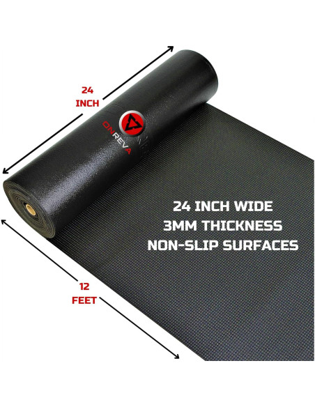 Forro de Caja de Herramientas ONREVA 61 cm x 3.66 m Negro Antideslizante