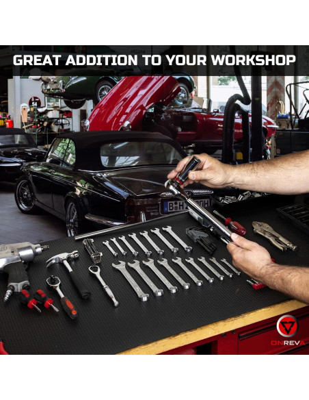 Forro de Caja de Herramientas ONREVA 61 cm x 3.66 m Negro Antideslizante