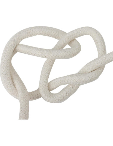 Cuerda de Algodón Blanca SOUJAP 100m 6mm para Manualidades