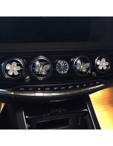 Clip de Ventilación Difusor de Auto Xinjincang con Cristales