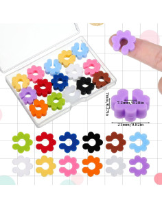 24 Marcadores de Silicona para Copas de Vino Xelsluthe 2