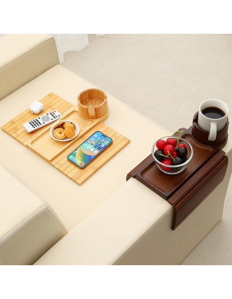 Bandeja Soporte de Taza de Bambú BAMTRAY 40x33 cm Plegable