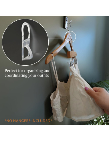 Conectores de Percha de Cerdo Plástico STORE FIXTURES 200 Unidades