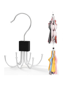 Perchero Rotatable Vizirwpfot para Sujetadores y Tops Negro