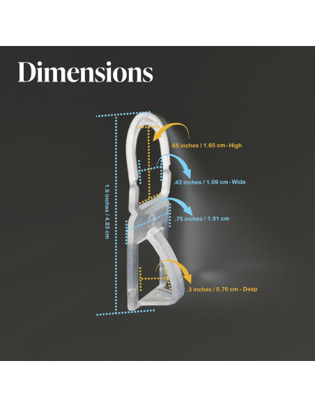 Conectores de Percha de Cerdo Plástico STORE FIXTURES 200 Unidades