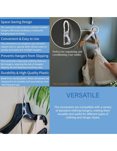 Conectores de Percha de Cerdo Plástico STORE FIXTURES 200 Unidades