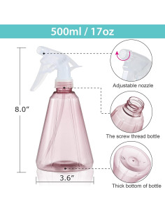 Set de 5 Botellas de Spray de Agua BALABALA 502 ml Multicolor 2