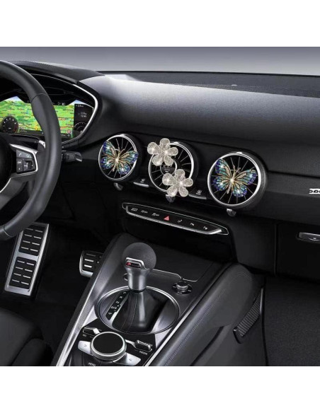 Clip de Ventilación Difusor de Auto Xinjincang con Cristales