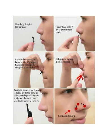 Set de Modeladores de Nariz Saycker - 9 Pares + Clips Nasales