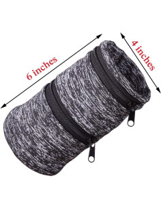 Billetera de Muñeca Hapheal con 2 Bolsillos para Viajes y Deportes 2