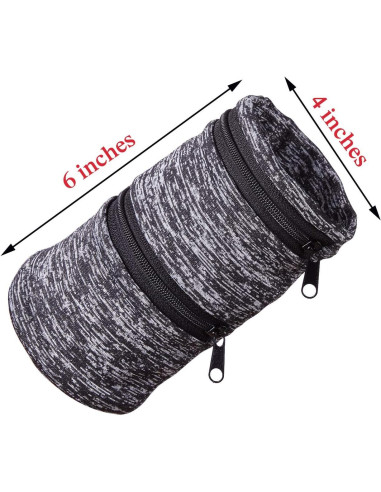 Billetera de Muñeca Hapheal con 2 Bolsillos para Viajes y Deportes