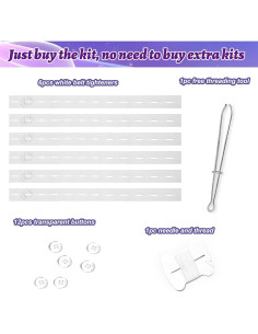 6 Ajustadores de Cintura de Botón para Pantalones - Universal 2