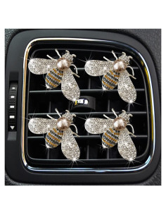 Clip de Ventilación Ambientador de Auto Yixiao con Cristales