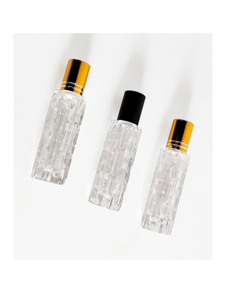 8 Botellas de Vidrio 10ml con Rodillo PYAWI - Accesorios Viaje 8 Botellas de Vidrio 10ml con Rodillo PYAWI - Accesorios Viaje