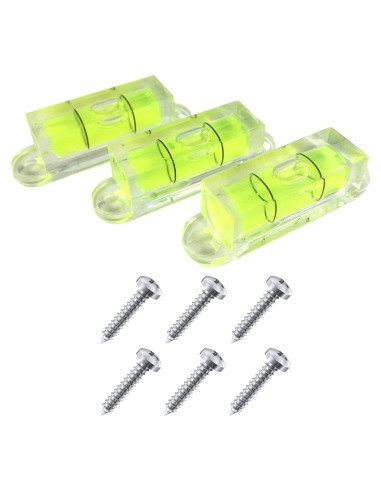 Nivel de burbuja mini atornillable Taskar x3 28mm