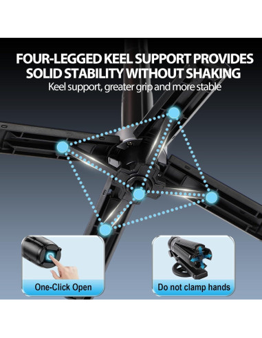 Trípode de Selfie Magnético 4-en-1 Genérico con Control Remoto