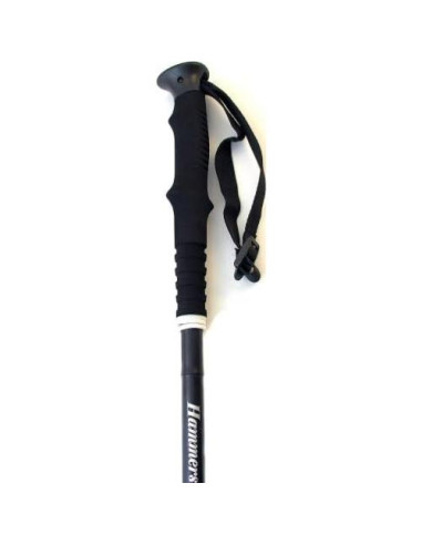 Bastón de Pesca Plegable Hammers 133 cm Aluminio Negro