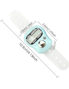 Contador Electrónico de Dedo Yxinjy 5 Dígitos Pantalla LCD 2