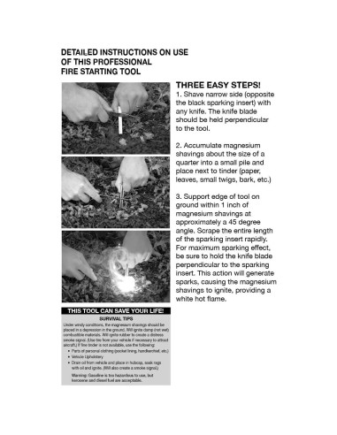 Encendedor de Magnesio Tag-Z Doan - Réplica Militar 7.62 cm