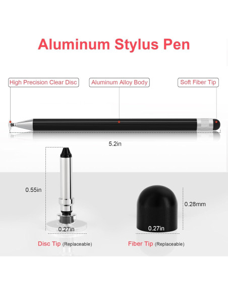 Stylus Magnético Universal SSS-GRGB para Pantallas Táctiles
