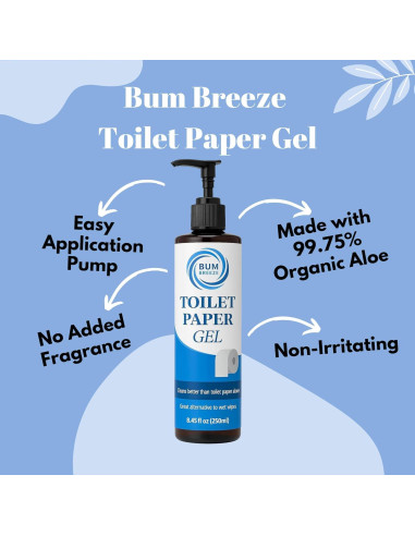Gel de Papel Higiénico Bum Breeze 240g - Alternativa Segura