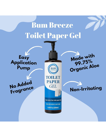 Gel de Papel Higiénico Bum Breeze 240g - Alternativa Segura