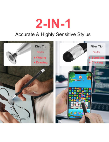 Stylus Magnético Universal SSS-GRGB para Pantallas Táctiles