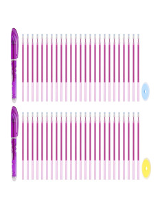 Bolígrafos Borrables por Calor PATIKIL 0.5mm Tinta Púrpura