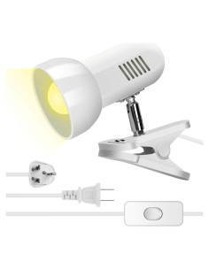 Lámpara de Clip LED Rong&LAN Blanca, 360 Ajustable, 30W