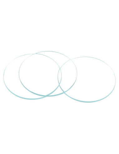 Paquete de 6 Lentes de Cristal para Reloj uxcell 37.5mm