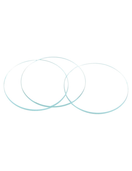 Paquete de 6 Lentes de Cristal para Reloj uxcell 37.5mm