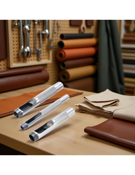 Juego de 3 Troqueles para Ojetes WaigN - Acero 0.64, 0.95, 1.27 cm