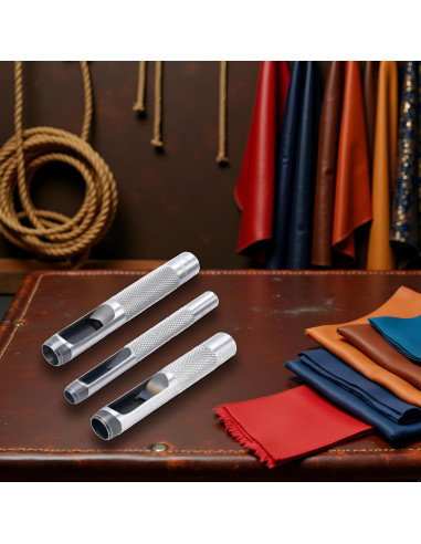 Juego de 3 Troqueles para Ojetes WaigN - Acero 0.64, 0.95, 1.27 cm