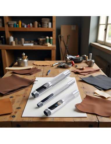 Juego de 3 Troqueles para Ojetes WaigN - Acero 0.64, 0.95, 1.27 cm