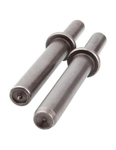 Juego de Remaches Neumático Abuff 2 Piezas 11.68 cm Acero