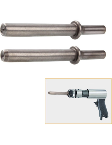 Juego de Remaches Neumático Abuff 2 Piezas 11.68 cm Acero