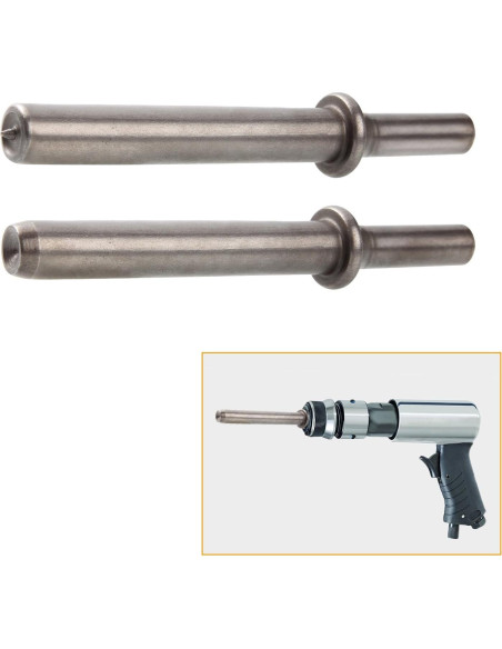 Juego de Remaches Neumático Abuff 2 Piezas 11.68 cm Acero