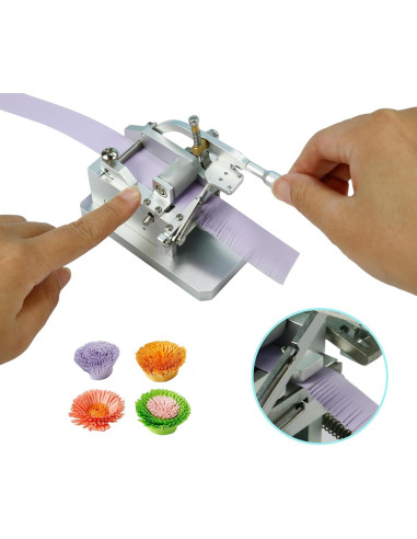 Máquina de Corte de Flecos Quilling YURROAD Ajustable