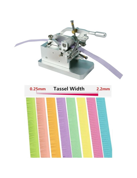 Máquina de Corte de Flecos Quilling YURROAD Ajustable
