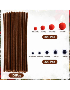 Juego de Manualidades de Navidad ASTARON 740 Pcs DIY Renos 2