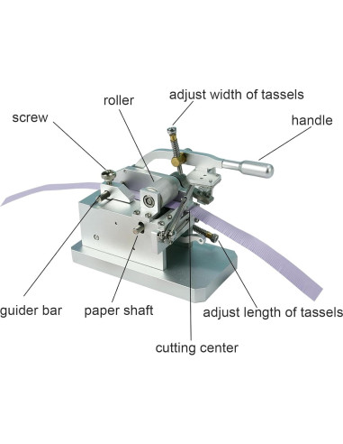 Máquina de Corte de Flecos Quilling YURROAD Ajustable