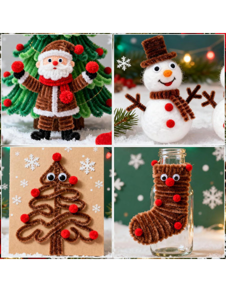 Juego de Manualidades de Navidad ASTARON 740 Pcs DIY Renos