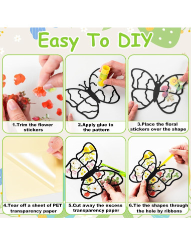 Kit de Manualidades EggSun Mariposas Atrapa Rayos 9 Diseños