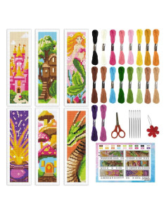 Kits de Marcadores de Punto de Cruz INFUNLY Cuento de Hadas