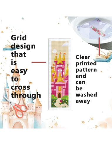 Kits de Marcadores de Punto de Cruz INFUNLY Cuento de Hadas