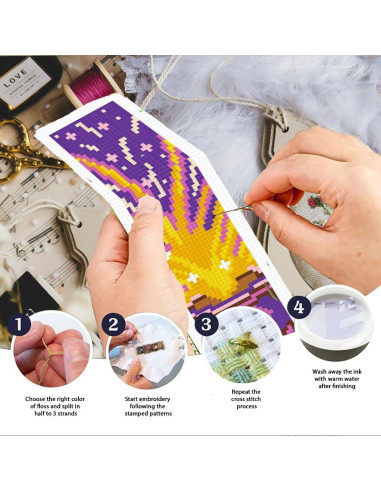 Kits de Marcadores de Punto de Cruz INFUNLY Cuento de Hadas