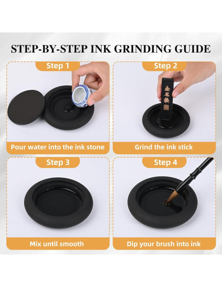 Juego de Caligrafía China I-MART para Principiantes - 10 Piezas