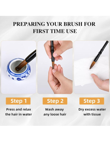 Juego de Caligrafía China I-MART para Principiantes - 10 Piezas