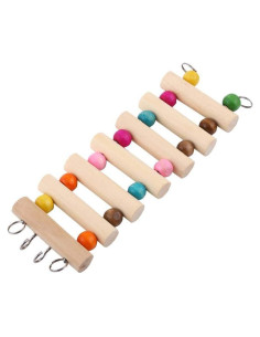 Escalera Colgante para Mascotas Garosa - Madera 7 Pasos